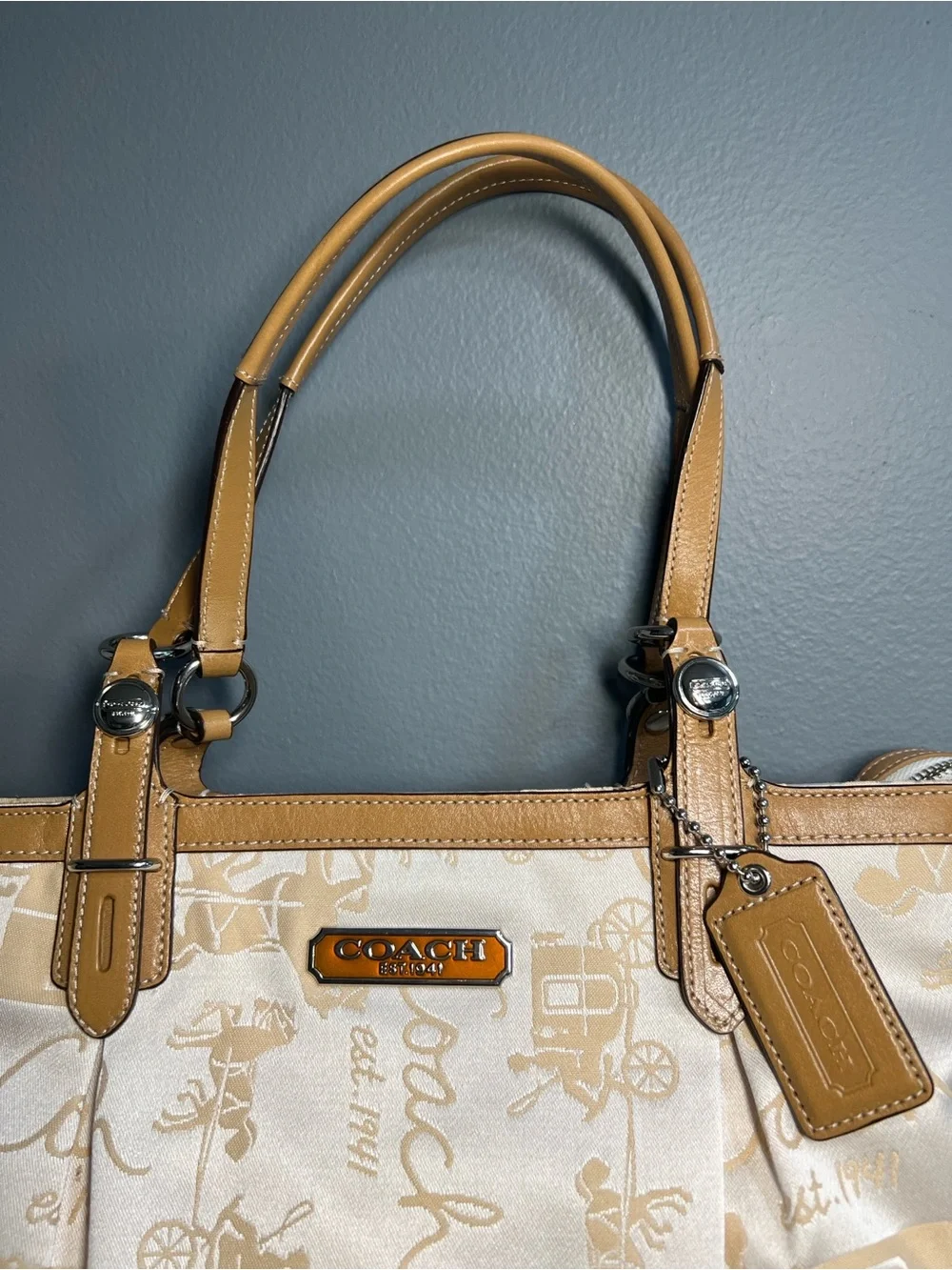 Coach Gallery Horse & Carriage Tote